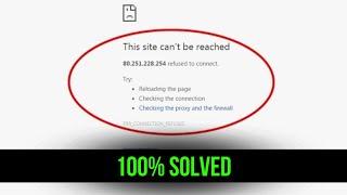 This Site Cant Be Reached Error Windows 10 11  How To Fix Err Connection Reset In Google chrome