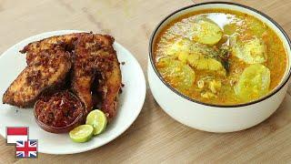 Cukup SATU Bumbu Dasar Resep IKAN GORENG & SUP IKAN TIMUN Ala Mak Beng Khas Bali