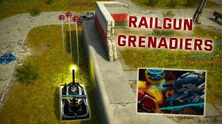 Tanki Online - Railgun Grenadiers Mode  Montage & Highlights