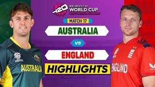 T20 WC Full highlights  Australia vs England  T20 World Cup 2024 Aus vs Eng