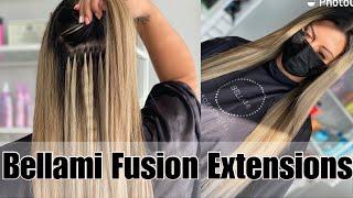 Keratin Hot Fusion Application  Cutting and  BLENDING HAIR EXTENSIONS