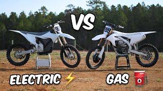 Lap Time Battle Stark Varg VS Yamaha YZ450F HONEST Comparison...