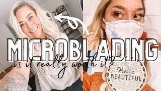 DAY IN THE LIFE  MY MICROBLADING EXPERIENCE CHICK-FIL-A + TRYING BARE MINERALS  Holley Gabrielle