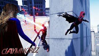 SUPERGIRL Fly Around the Globe and Batwoman Kicking ass Crisis On Earth One Gameplay