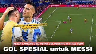 Gol ‘FINAL’ Saya Untuk Messi  Pesan Lautaro Martinez Setelah Jadi Pahlawan Argentina