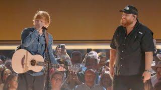 Ed Sheeran - Life Goes On ft. Luke Combs Live at the 58th ACM Awards