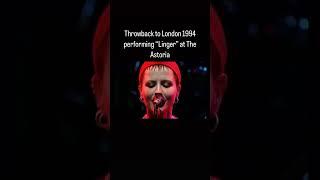 Throwback to London 1994 performing “Linger” at The Astoria