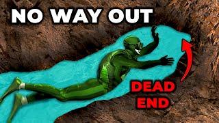 Dead end traps cave divers  The Jacob’s Well Diving Tragedy