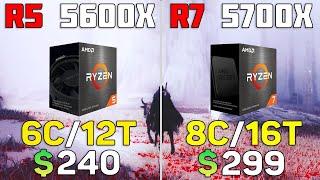 Ryzen 7 5700x vs Ryzen 5 5600x - Is it worth paying more?