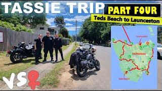 VS️ Tassie Trip  Part Four Teds Beach to Launceston