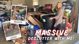 Ready Set Go Massive Garage Clean Out Declutter with Me