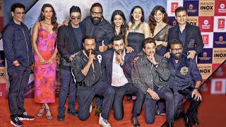 Animal Entire Cast arrives at Animal Grand Premiere  Ranbir Kapoor Bobby Rashmika Sandeep Reddy