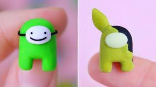 Turning More YouTubers Into Mini AMONG US Crewmates  DIY - Polymer Clay Tutorial  Watch Me Craft