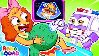 Baby Born Song ‍️ Family Song  Nursery Rhymes  RoboSquad Kids Songs