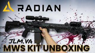 Radian Model ONE MWS Kit Unboxing & Complete Build  Airsoft