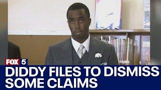Sean Diddy Combs files to dismiss some claims in sex assault lawsuit