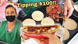 GOD LEVEL Street Quesadillas & Sopes - Mexican Street Food - Tipping $100 Dollars