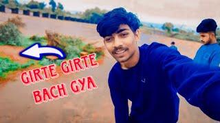 Girte Girte Bche ...   river me itna sara pani  Hindi Marathi mix vlog  