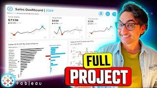 Tableau Complete Project End-to-End  Like I Do in My Real Projects