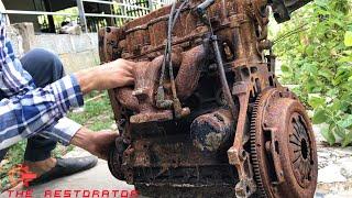 Restoration  ENGINE CAR 4 Cylinder  Restore ENGINE CAR 1000HP