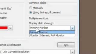 How to deliver a presentation on two monitors using Presenter View
