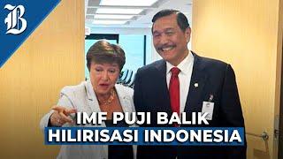 Bos IMF Minta Maaf ke Luhut ‘Cawe-Cawe’ Soal Hilirisasi