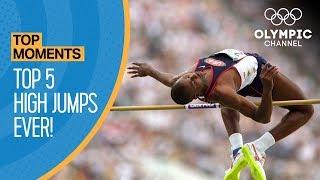 The Highest Ever Olympic High Jumps  Top Moments