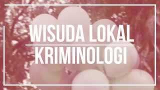 Wisuda Lokal Kriminologi 2015