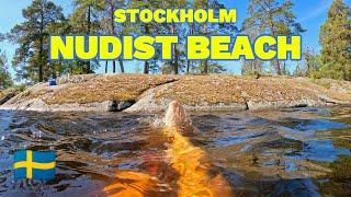 NUDIST Beach Adventure in Stockholm 
