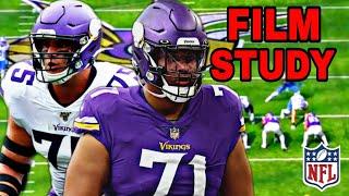 Film Study Analyzing the Entire Vikings Offensive Line vs Lions