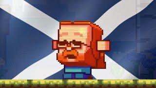 Jeb screams SCOTLAND FOREVER