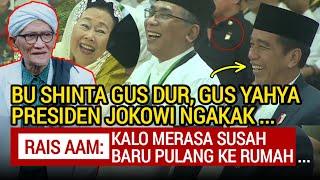 HALAL HARAM.⁉️KEJUTAN RAIS AAM PBNU PRESIDEN JOKOWI GUS YAHYA & BU SHINTA GUS DUR SAMPAI NGAKAK 