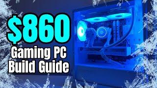 Building a BEAST Gaming PC in 2024 with $900 Ryzen 5 5600X + RTX 4060 wBenchmarks