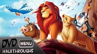 The Lion King 1994 2011 DvD Menu Walkthrough