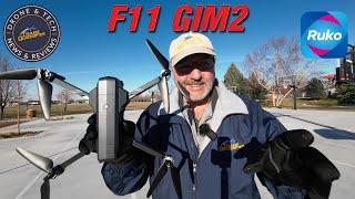 Ruko F11 GIM2 4K Camera Drone   Full Flight Test Review and Unboxing