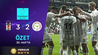 MERKUR BETS  Beşiktaş 3-2 Çaykur Rizespor - HighlightsÖzet  Trendyol Süper Lig - 202324