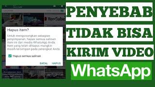 Cara Mengatasi Whatsapp Gagal Mengirim Video