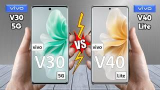 vivo V30 Vs vivo V40 Lite - Full Comparison  Techvs