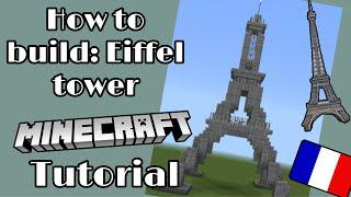 How to build Eiffel Tower *Tutorial* Small scale in Minecraft