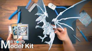 Yu-Gi-Oh Blue Eyes White Dragon Model Kit  Speed Build  ASMR