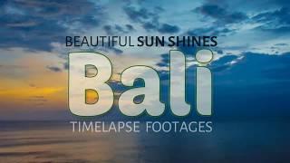 Bali Indonesia Beautiful Sunshine  Timelapse Footage  Jelajah Indonesia