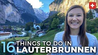 16 Things To Do In Lauterbrunnen Valley Switzerland  Free Map