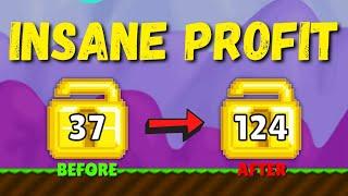 INSANE PROFIT  WITH GHOST-CATCHING MUST WATCH  Growtopia How To Get Rich 2021  TriggerFear
