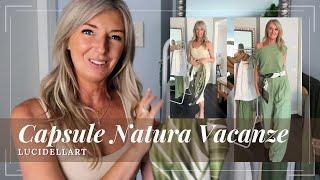 MODA E NATURA CAPSULE TREND CREA LA TUA CAPSULE VACANZE Lucidellart #outfittips #capsule #vacanze