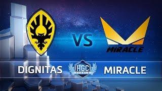 HGC Finals 2018 - Game 1 - Dignitas vs. Miracle - Bracket Stage Semifinals