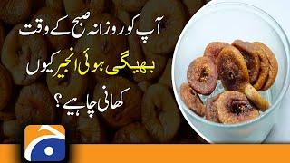 Why you must consume soaked Anjeer daily in the morning  Geo Health