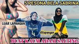 5 POTRET ATLET VOLI CANTIK BELA SABRINA  SENYUMMU MENGALIHKAN DUNIAKU  PROLIGA 2024