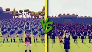 FRENCH ARMY vs JOSEON  ARMY - Totally Accurate Battle Simulator TABS