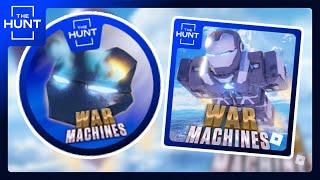 THE HUNT How to get THE HUNT WAR MACHINES badge in WAR MACHINES  Roblox