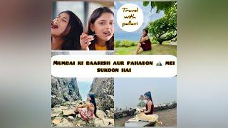 Pallavi and sneha exploring  a hidden cliff resort in Maharashtra  Travel with Pallavi